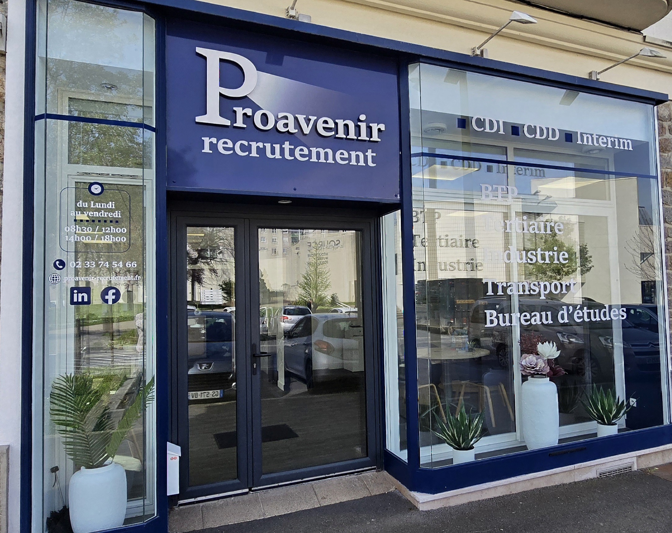 Agence Proaenir Recrutement devanture